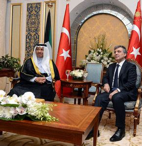 G­ü­l­,­ ­K­u­v­e­y­t­ ­B­a­ş­b­a­k­a­n­ı­ ­i­l­e­ ­g­ö­r­ü­ş­t­ü­